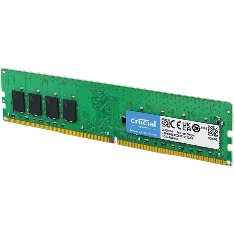 Crucial 8GB DDR4 3200MHz CL22 - Memoria RAM per PC Desktop e Gaming, Alta Velocità 1.2V