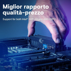 Crucial 16GB DDR5 5600MHz CL46 1.1V - Memoria RAM Ad Alte Prestazioni per PC Desktop e Gaming